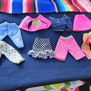 Barbie pants , skirts and tops lot